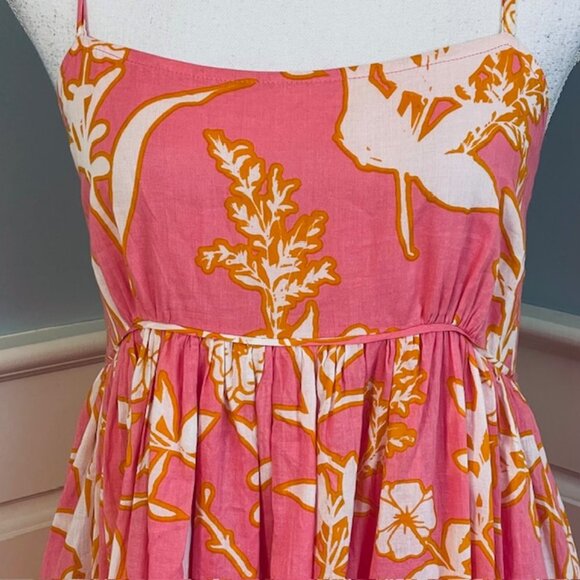 Olivia James The Label Tiered Ruffle Floral Maxi Dress Malin Small - Picture 5 of 8